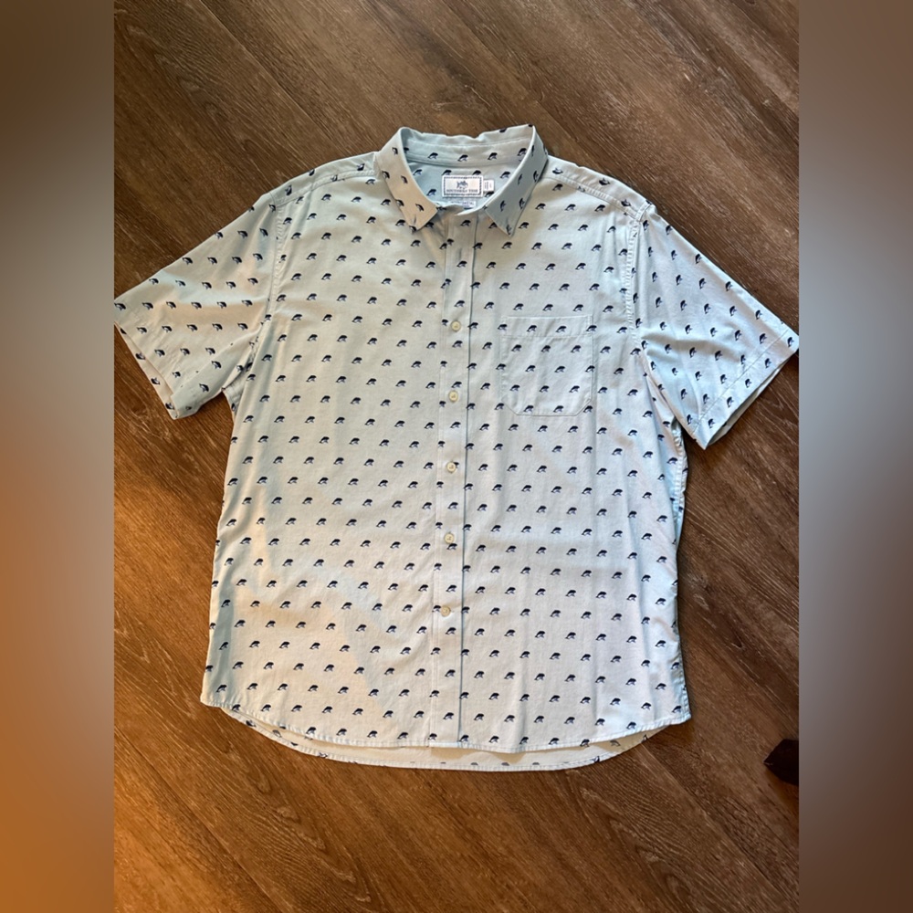 Southern Tides Intercoastal Men’s Short Sleeved Button Down